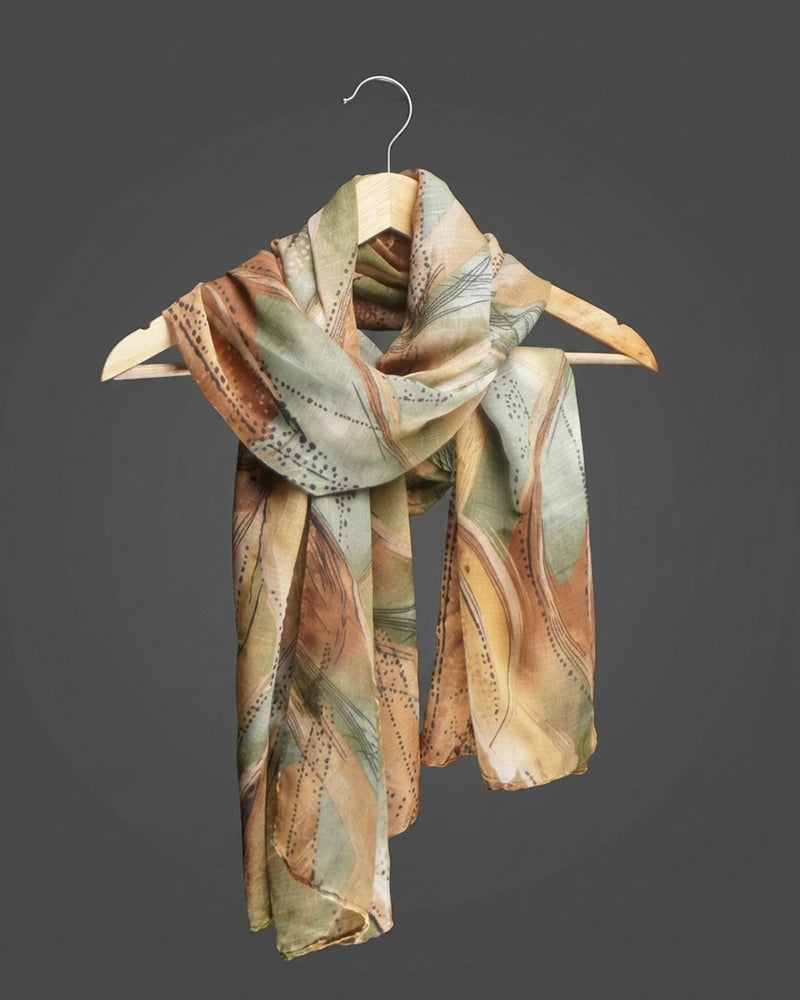 Sahara Bloom Lawn Scarf
