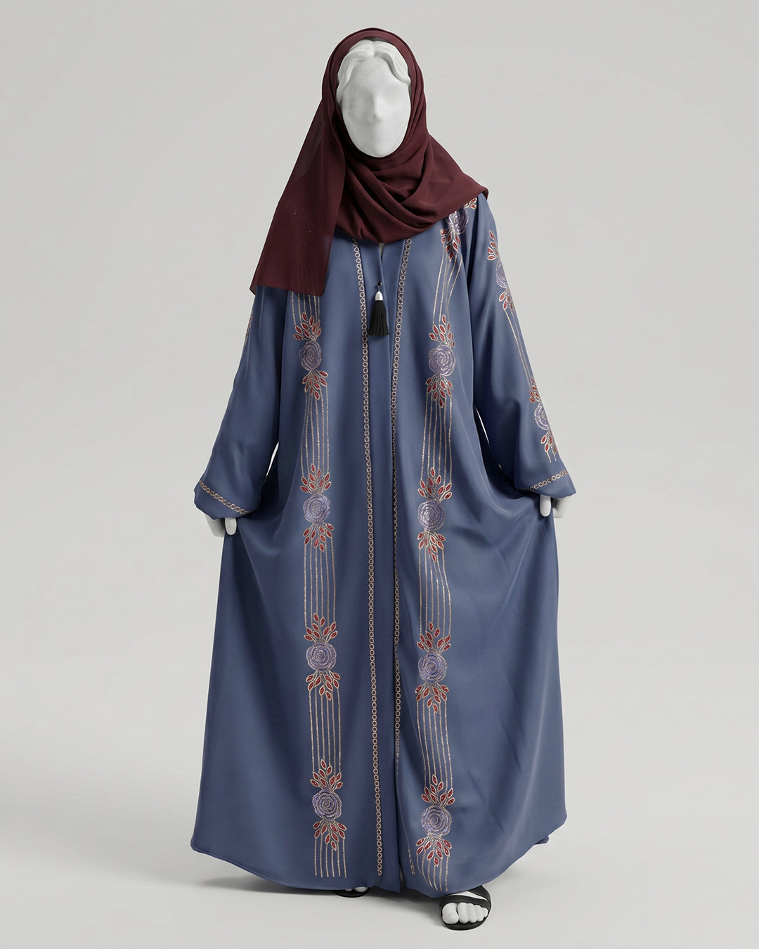 Contour Embroidered Elegance