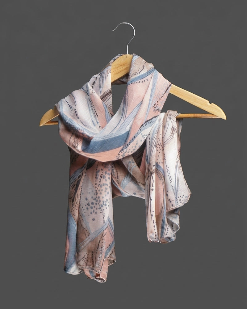 Blush Sky Printed Lawn Hijab