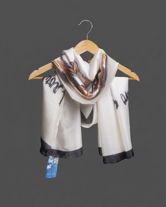 Noir Script Scarf