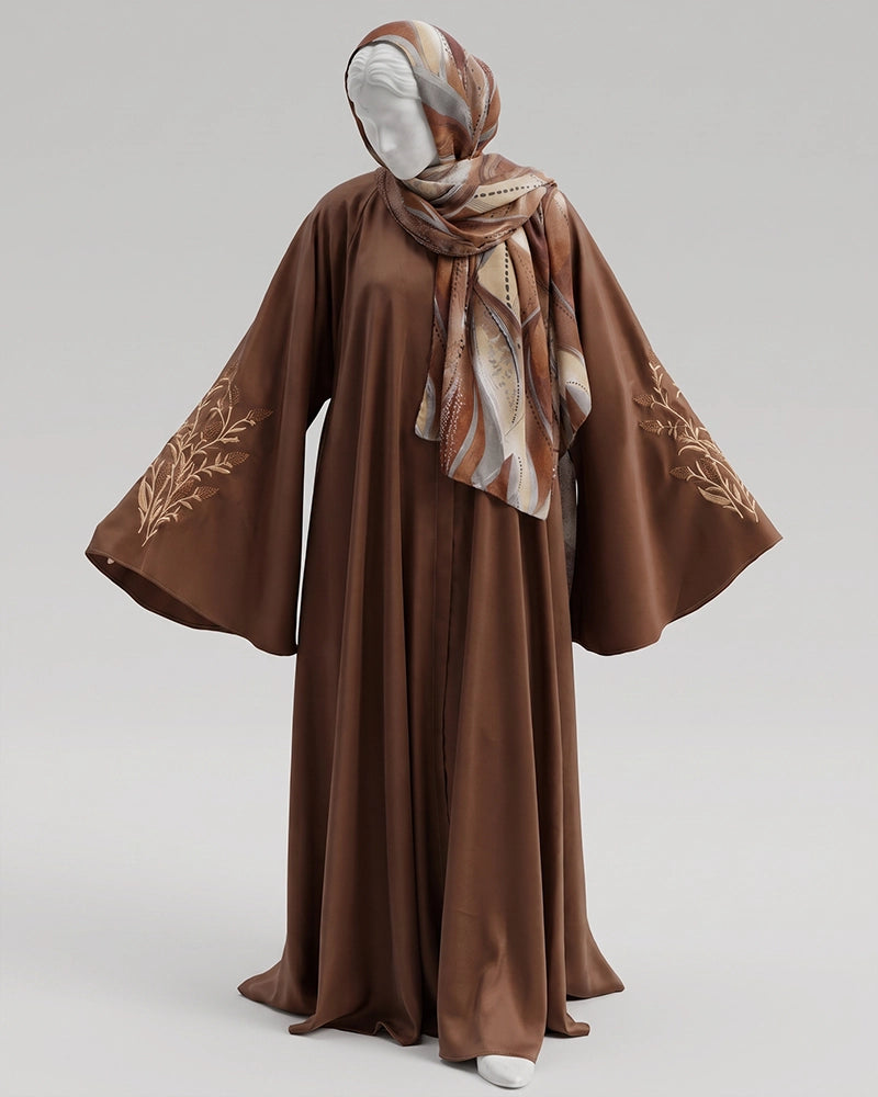 Olive Bloom Abaya