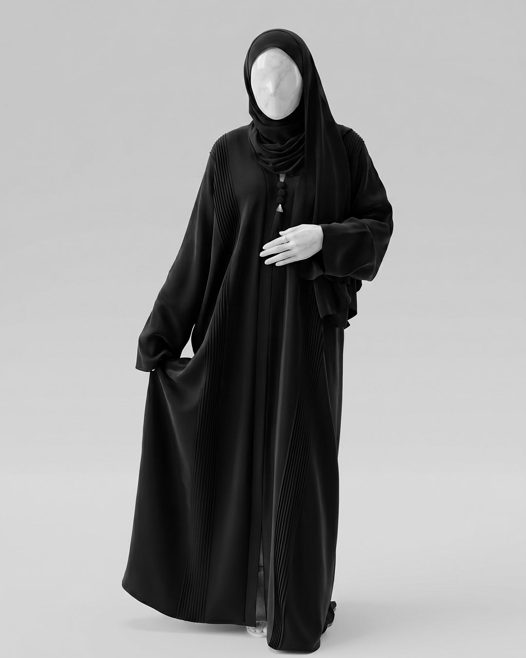 Contour Classic Pleated Abaya