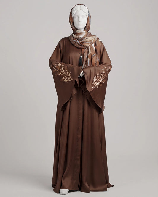 Olive Bloom Abaya