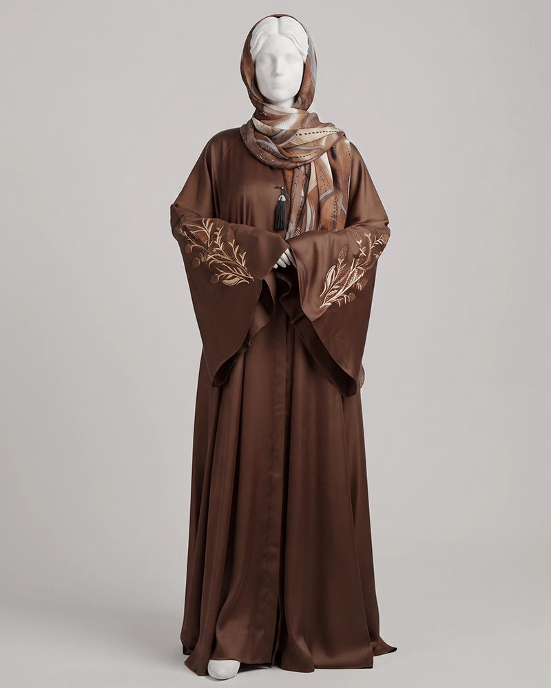 Olive Bloom Abaya