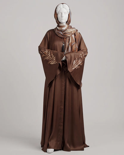 Olive Bloom Abaya