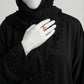 Noir Bloom Handcrafted Abaya