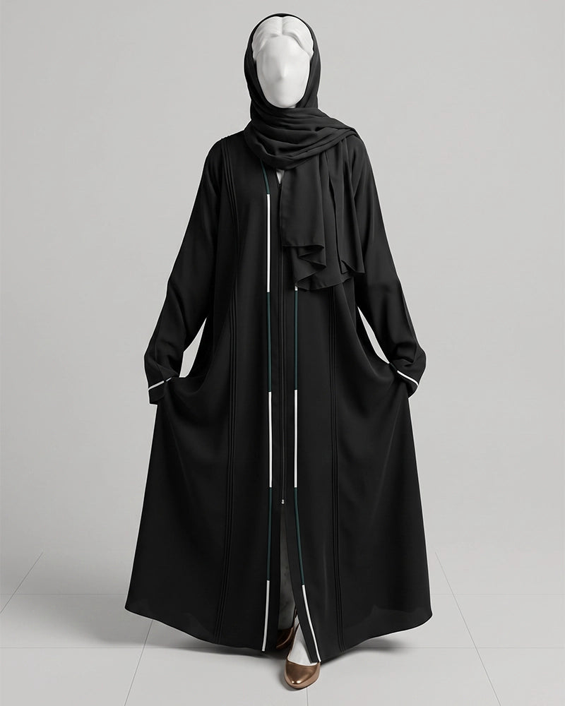 Noir Line Abaya
