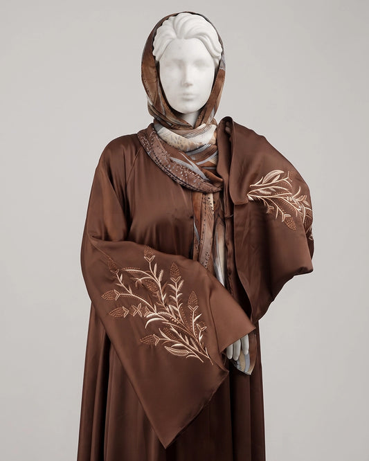 Olive Bloom Abaya
