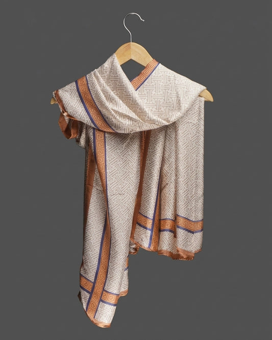 Sahara Maze Silk Scarf