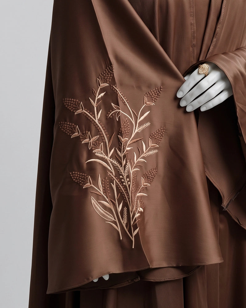Olive Bloom Abaya