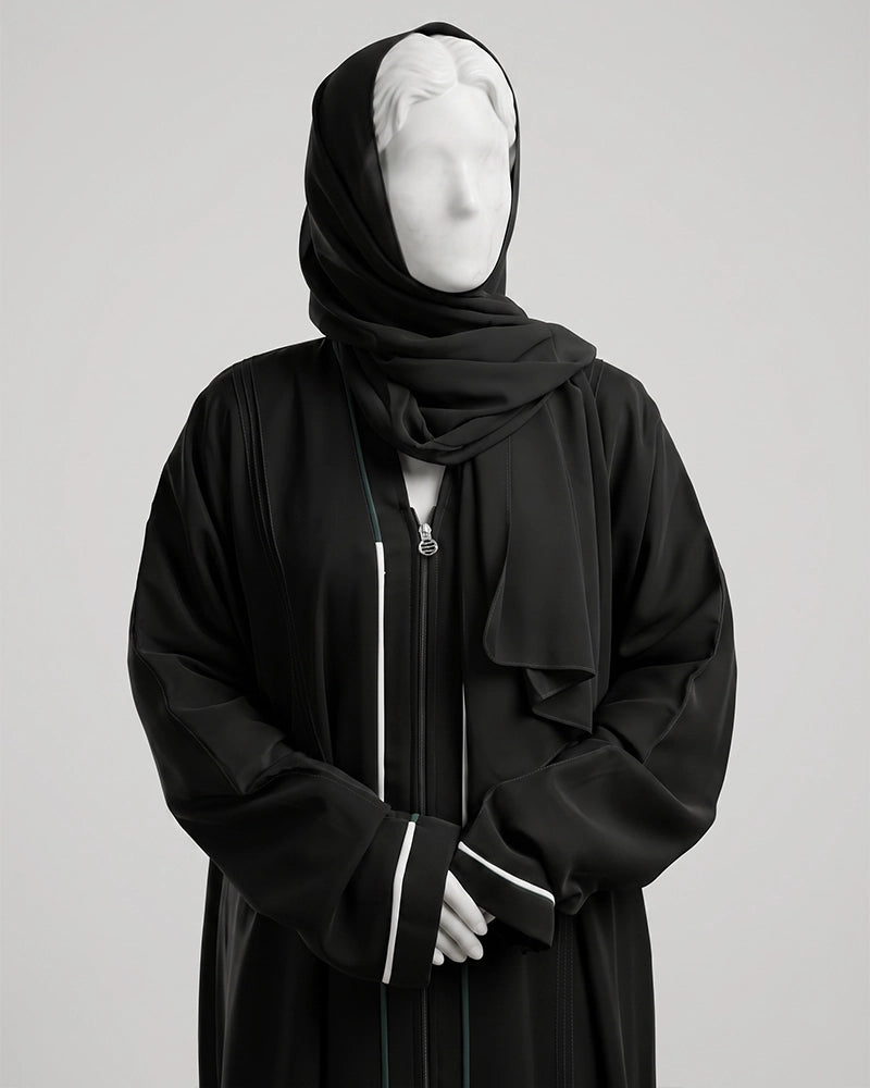 Noir Line Abaya