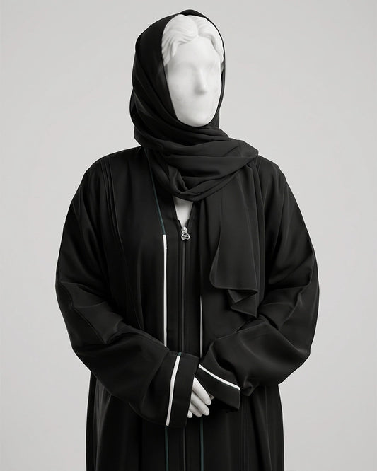 Noir Line Abaya
