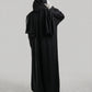 Noir Bloom Handcrafted Abaya