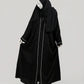 Essential Black Zip Abaya