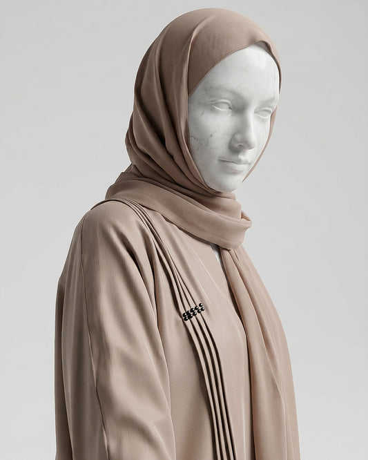 Contour Pleated Daily Wear Abaya