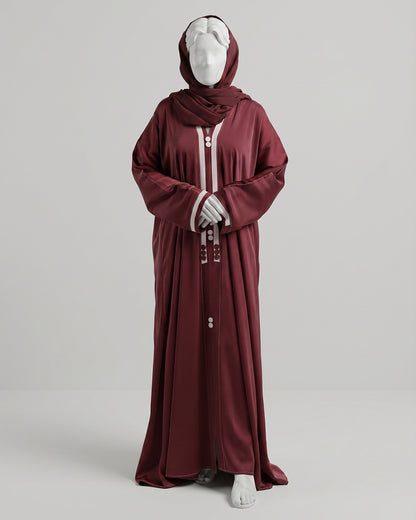 Contour Pleated Daily Wear Abaya