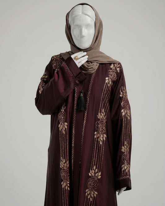 Contour Embroidered Elegance