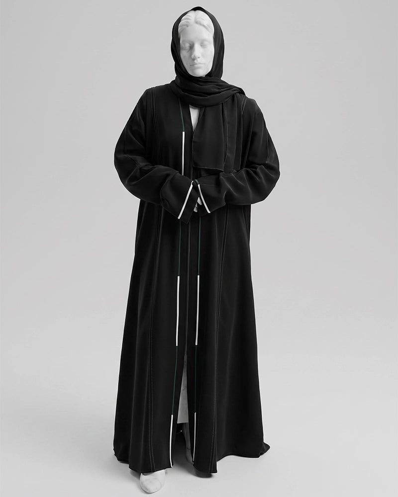 Noir Line Abaya
