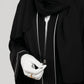 Essential Black Zip Abaya