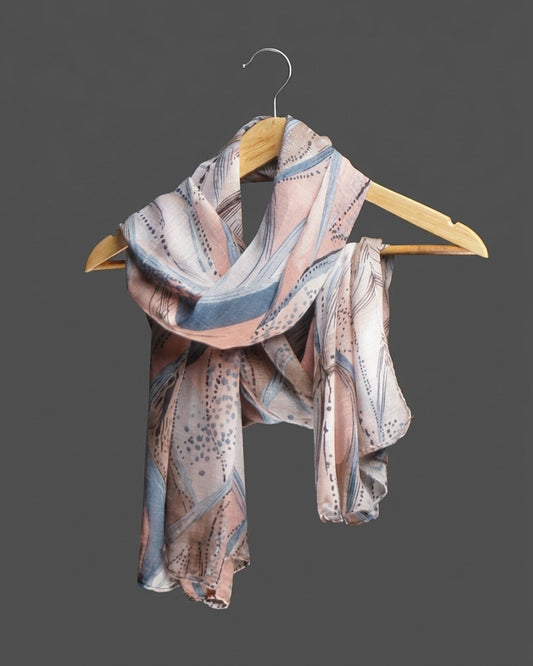 Blush Sky Printed Lawn Hijab